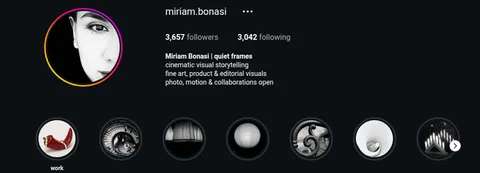 @miriam.bonasi Instagram profile